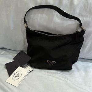 Prada black small handbag - vintage